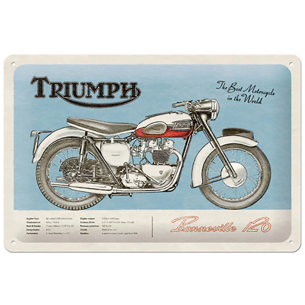 Bonneville Tin Sign