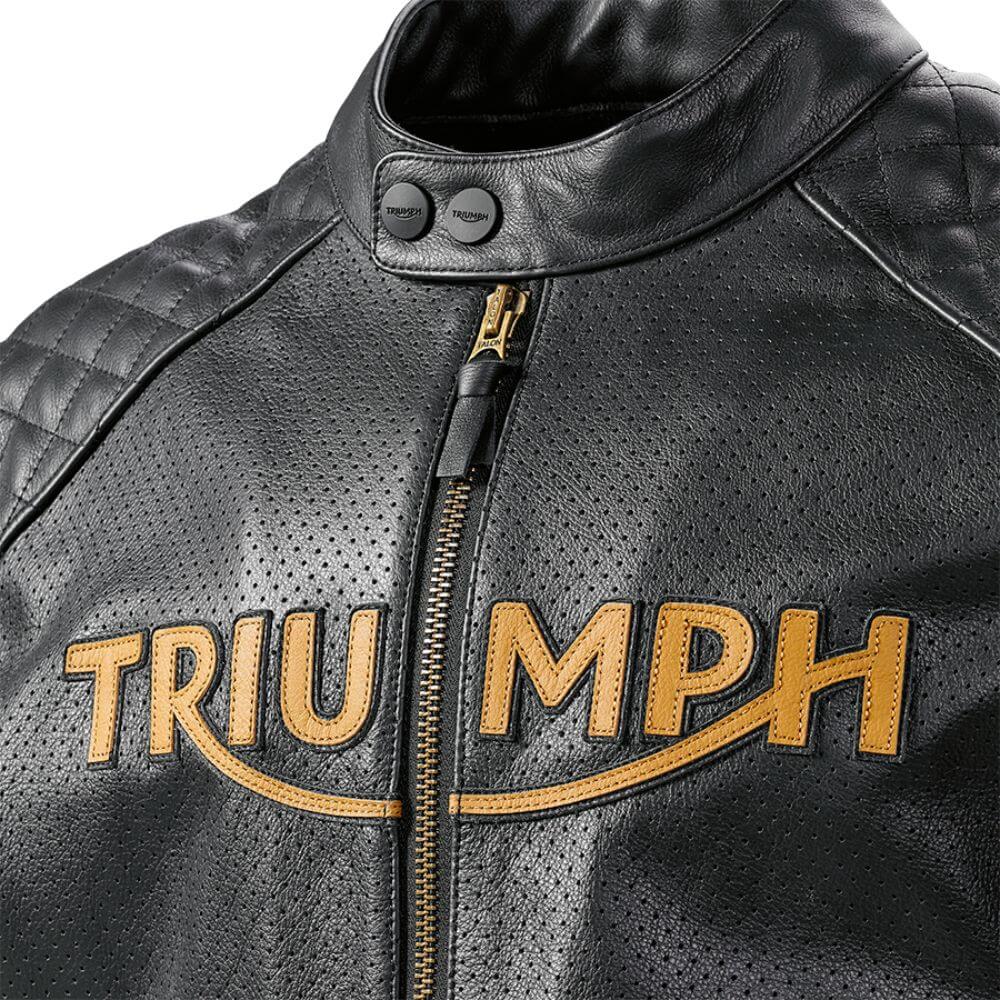 Braddan Air Race Jacket Black / Gold - Image 3