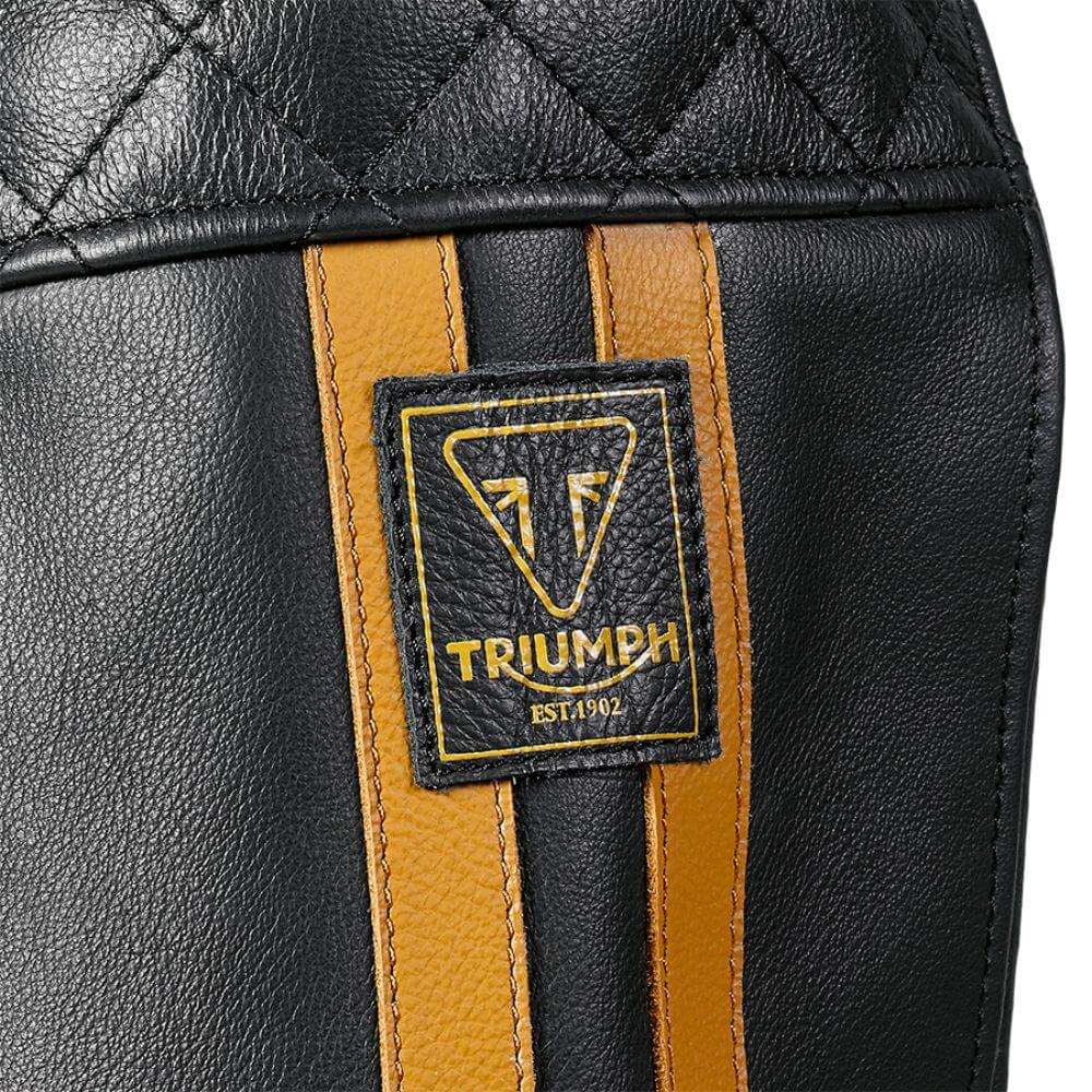 Braddan Air Race Jacket Black / Gold - Image 4