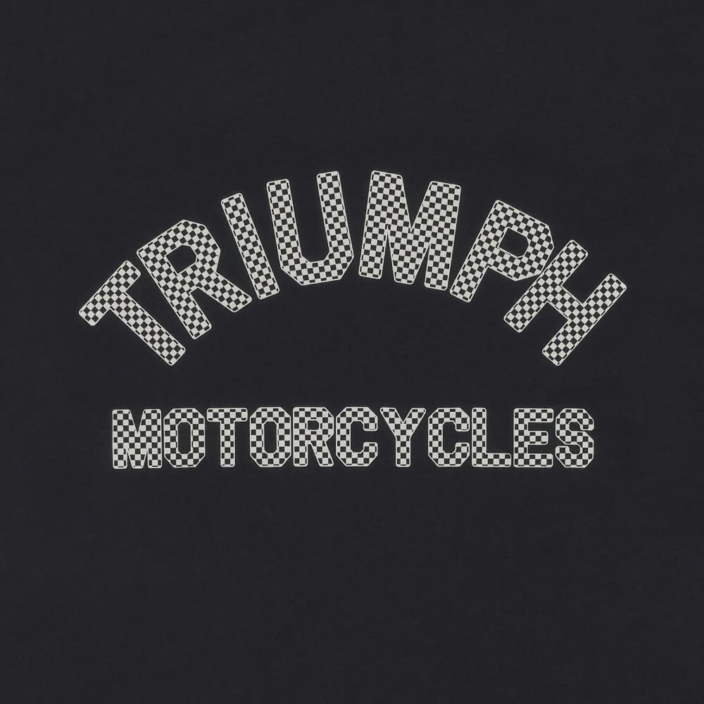 Burnham Checkerboard Tee Black / Bone - Image 2