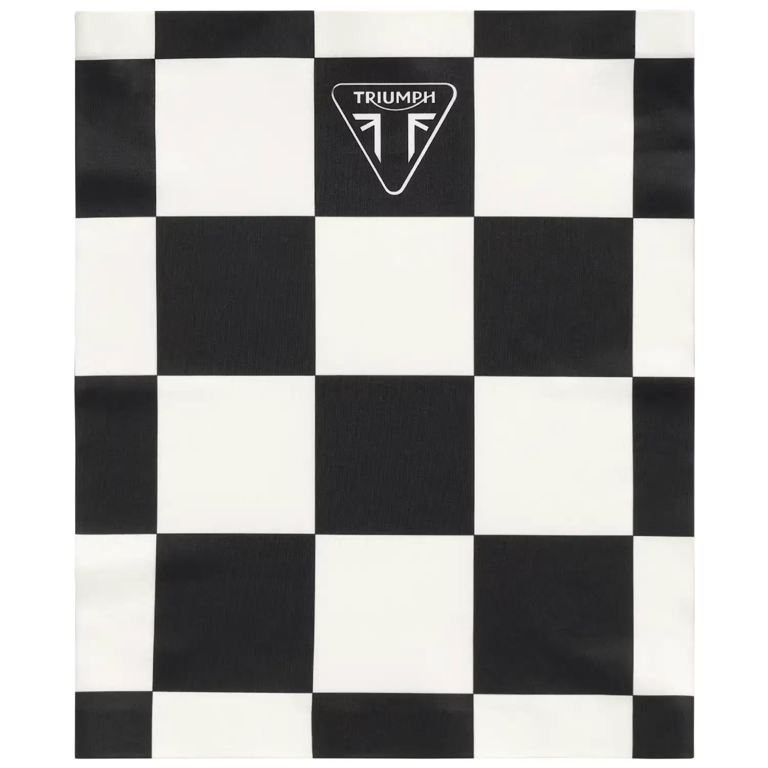 Checker Seamless Rapid Dry Neck Tube Black / Bone - Image 2