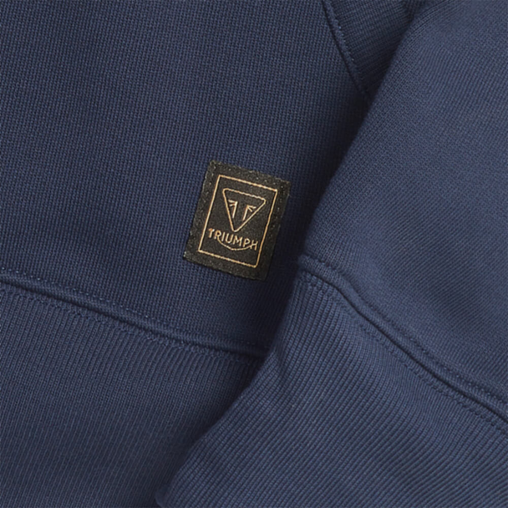 Digby Full Zip Hoodie Navy / Bone - Image 3