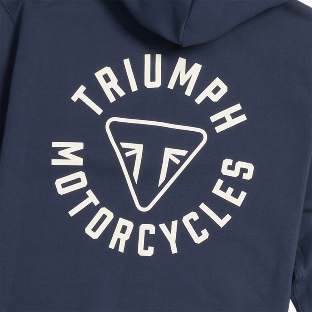 Digby Full Zip Hoodie Navy / Bone - Image 5