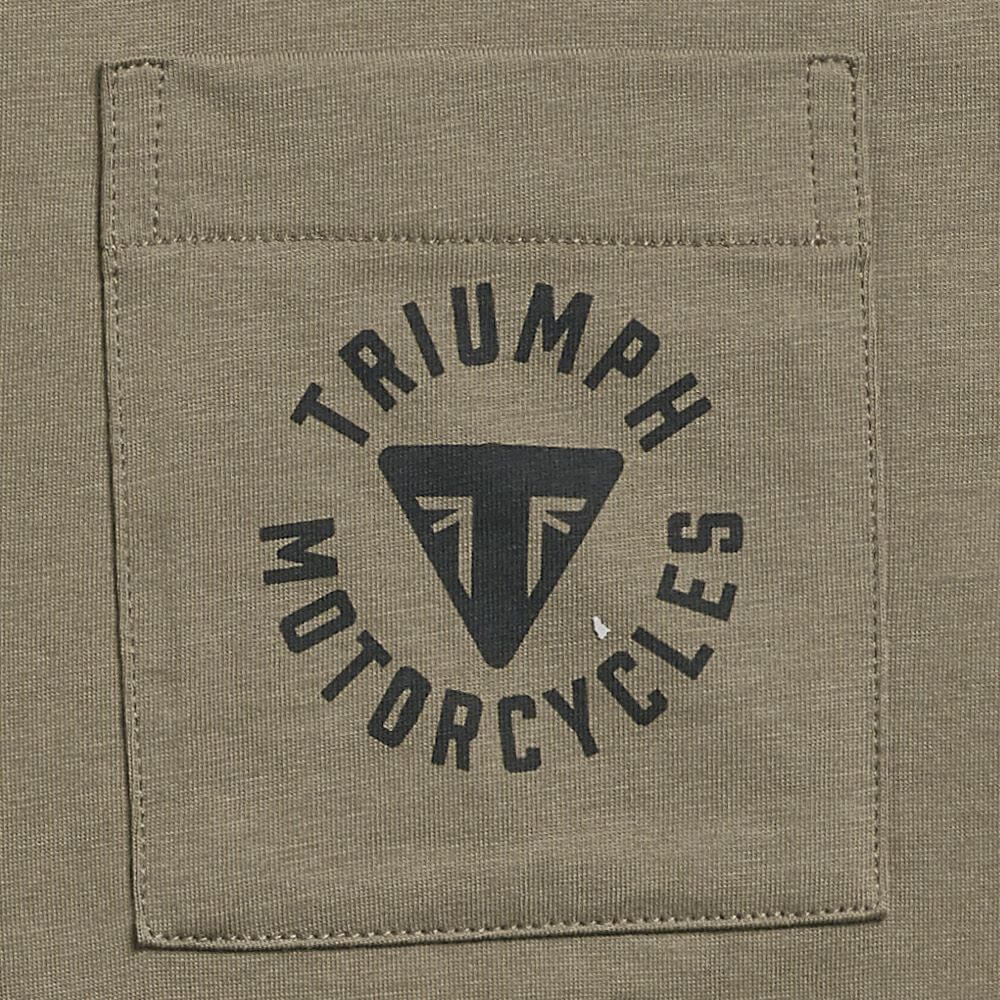 Newlyn T-Shirt Khaki - Image 2