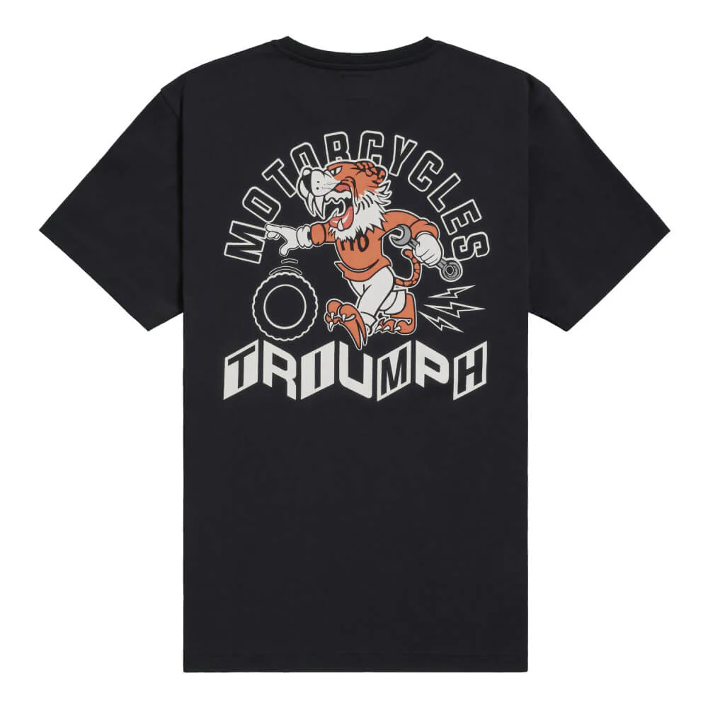 Pit Stop T-Shirt Black - Image 5