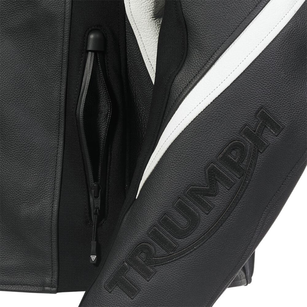 Triple Leather Jacket Black - Image 4