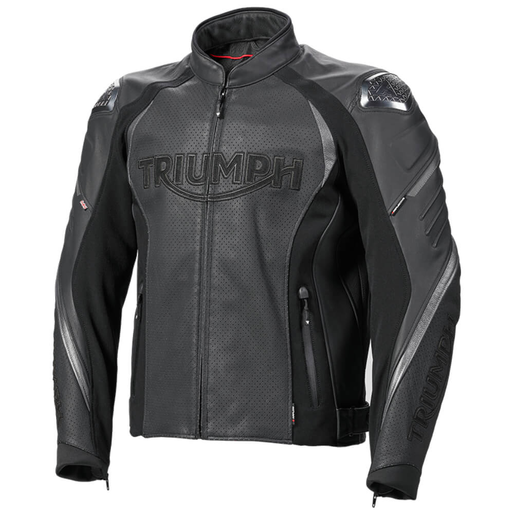 Triple Perforated Jacket Black - Image 2