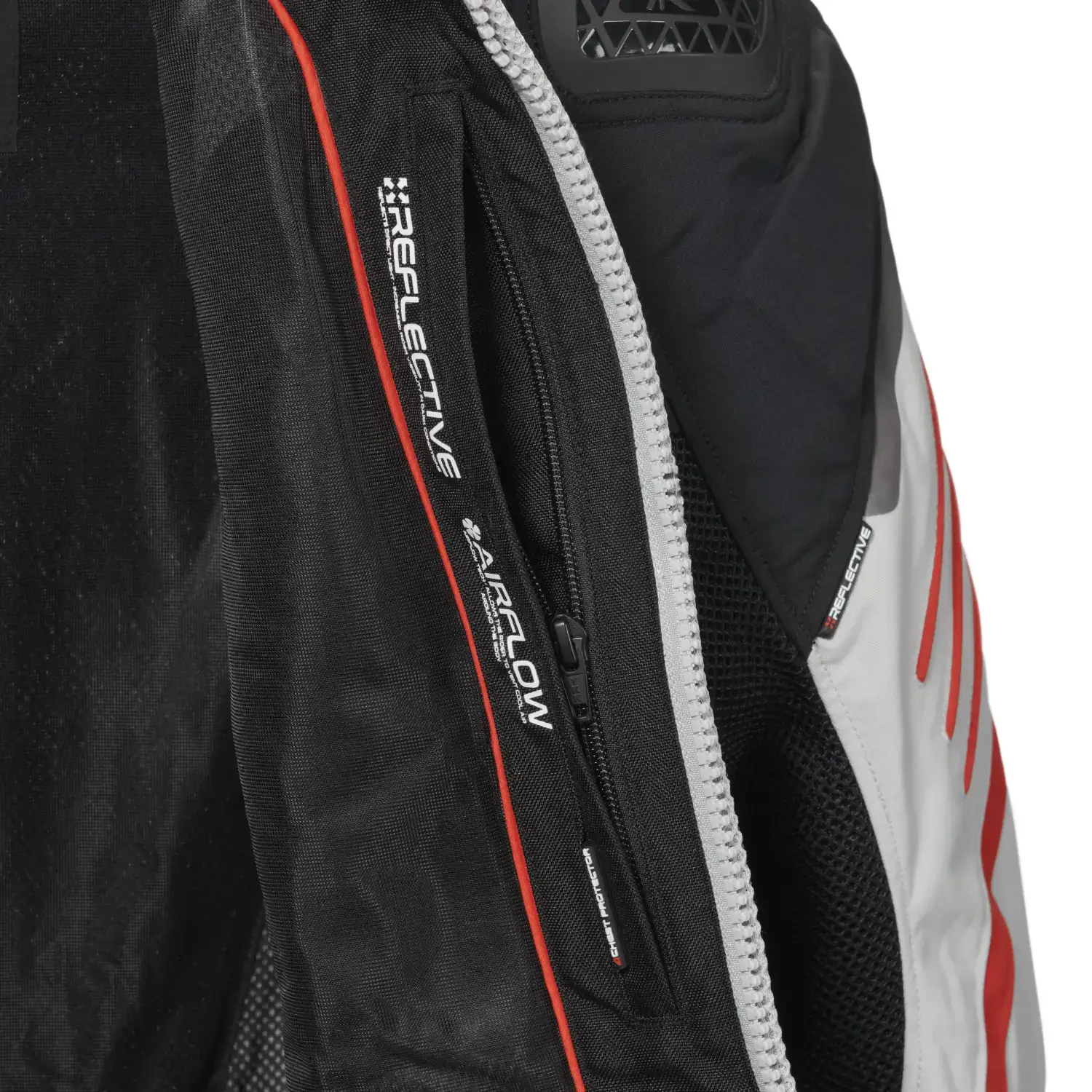 Triple Sports Mesh Jacket Black / Grey / Red - Image 13