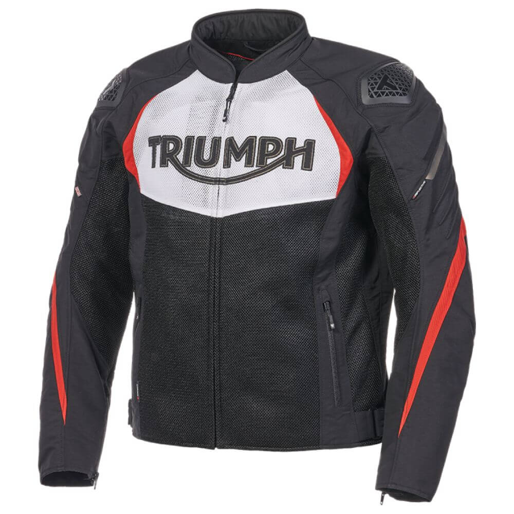 Triple Sports Mesh Jacket Black / White / Red - Image 2
