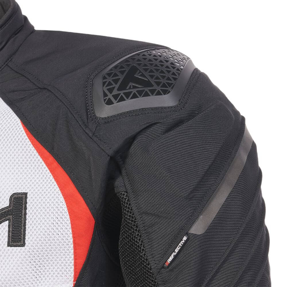 Triple Sports Mesh Jacket Black / White / Red - Image 3