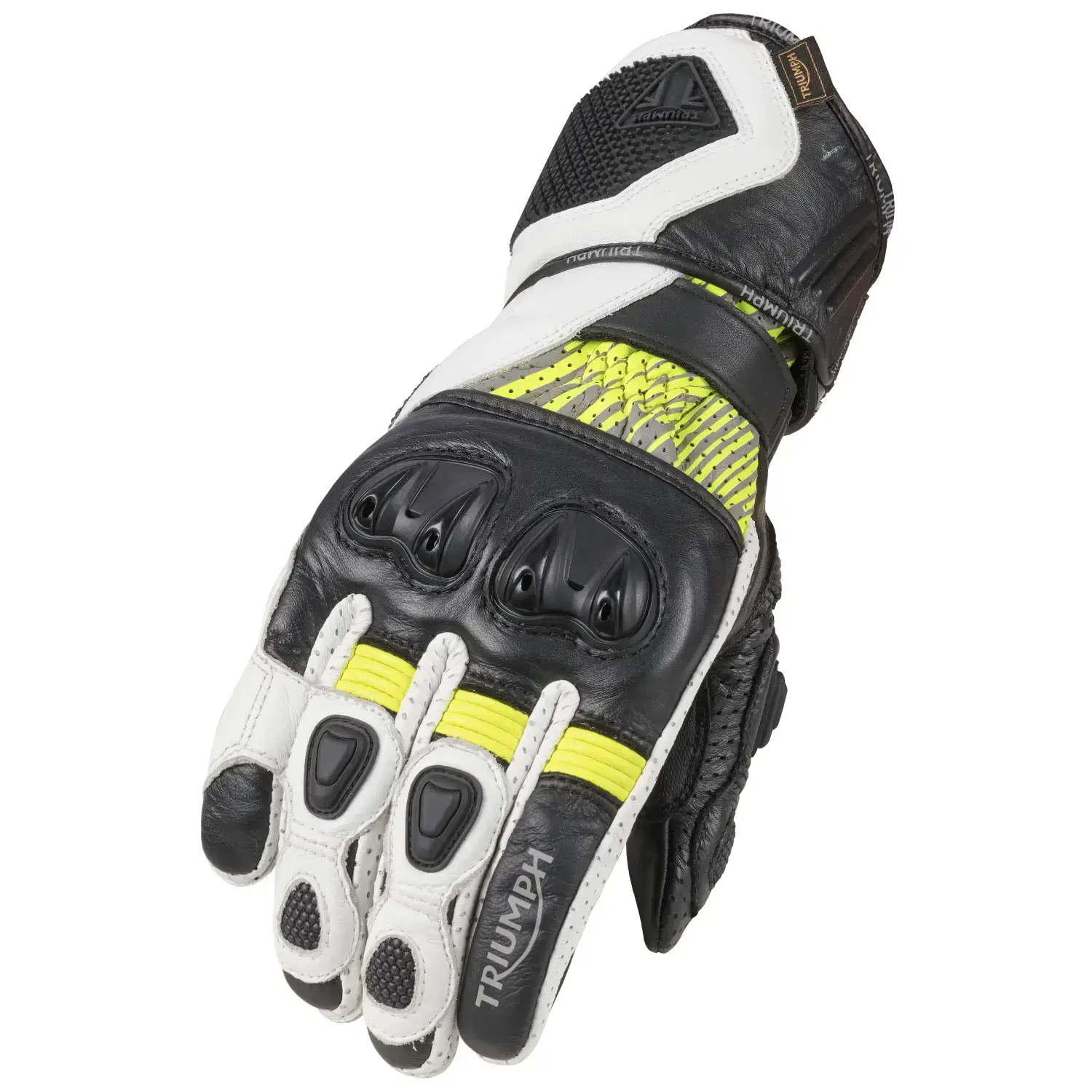 Polaris Gloves Black / White / Fluro - Image 2