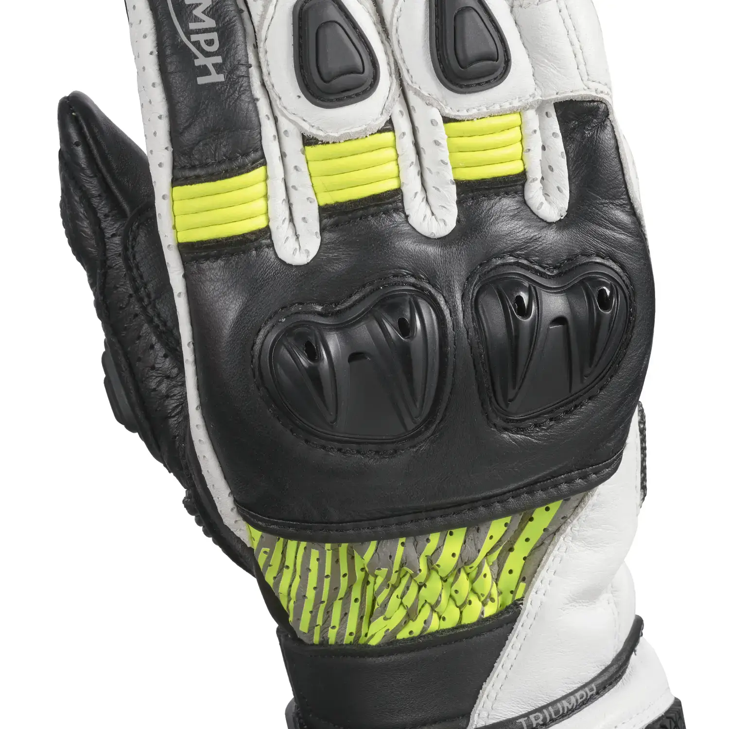 Polaris Gloves Black / White / Fluro - Image 4