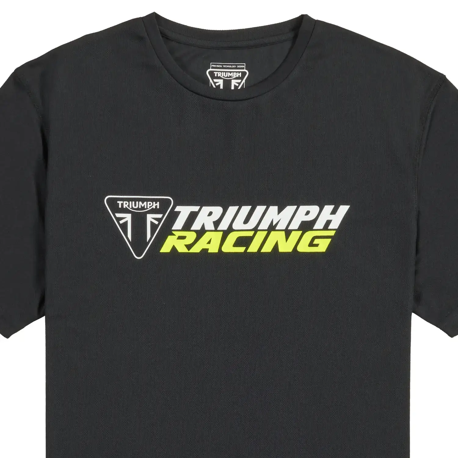 Triumph Racing Rapid Dry Racing Tee Black / Fluro - Image 3