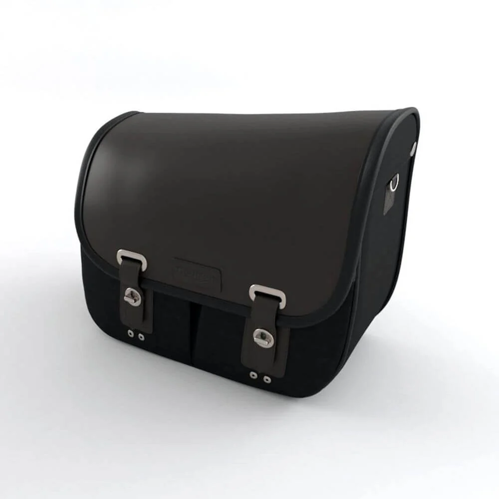Waxed Cotton Pannier RHS Black A9518292